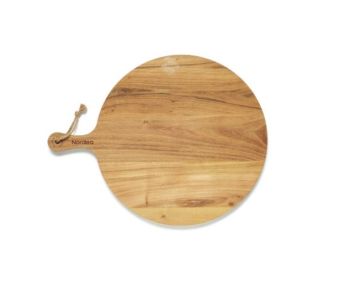 Round serving board